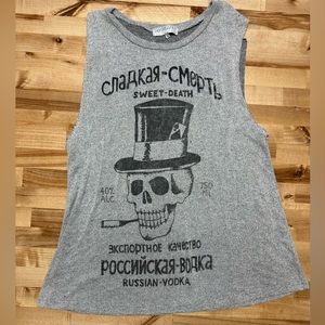Russian vodka tank top